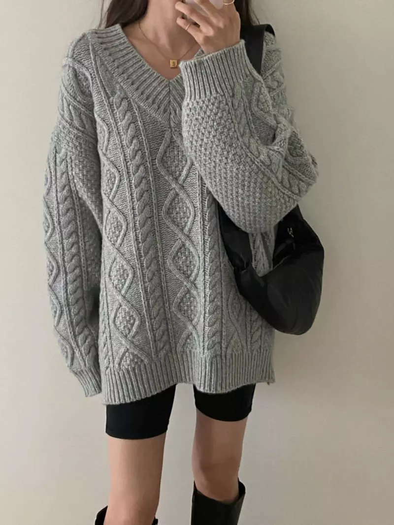 Tizzi - Korean Women Fashion - #thelittlethings - Fisherbox Knit Tee
