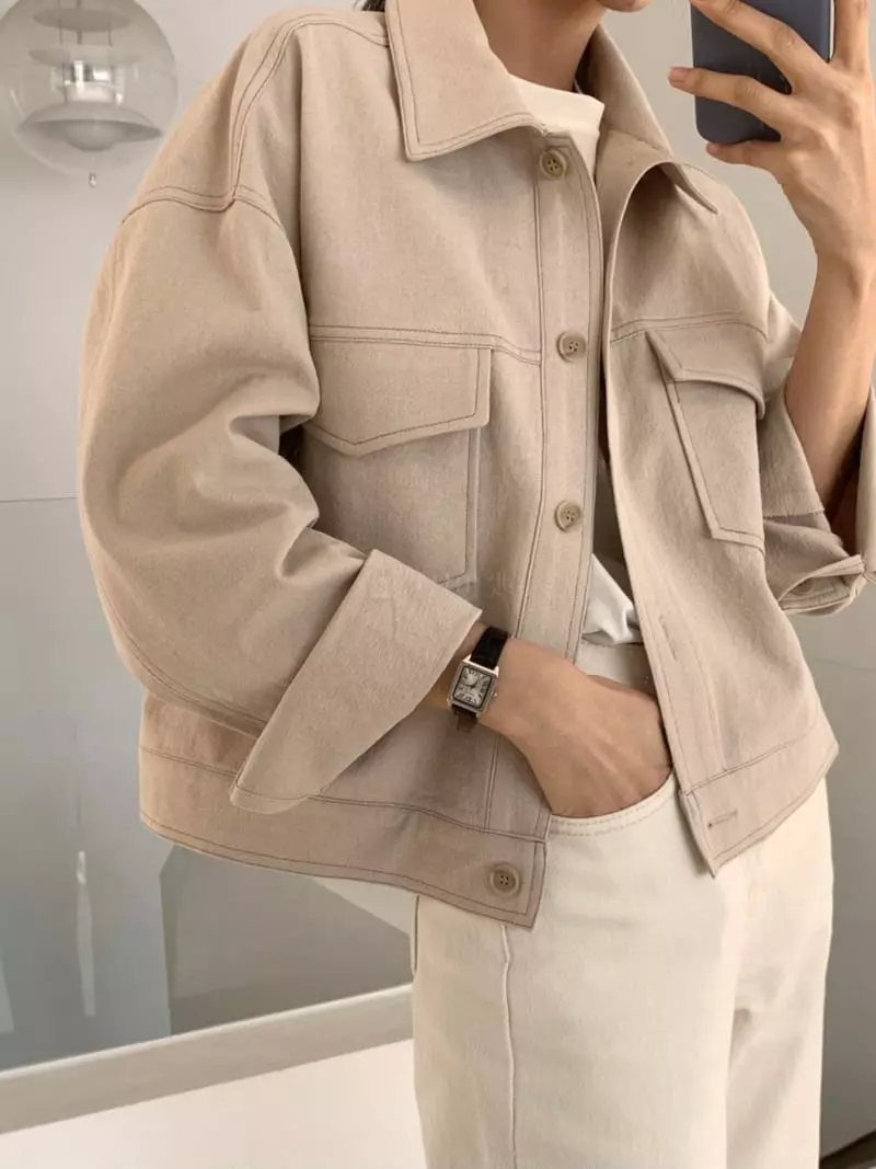Tizzi - Korean Women Fashion - #vintageinspired - London Short Jacket - 2