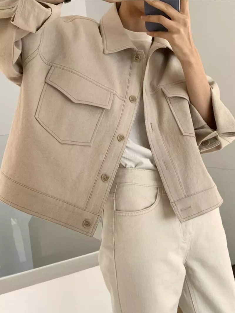 Tizzi - Korean Women Fashion - #vintagekidsstyle - London Short Jacket - 3
