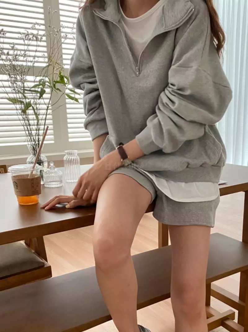 Tizzi - Korean Women Fashion - #vintagekidsstyle - Waffle Top Bottom Set