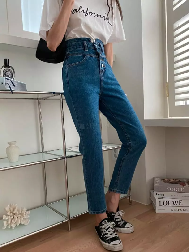 Tizzi - Korean Women Fashion - #womensfashion - Cut Jeans - 3