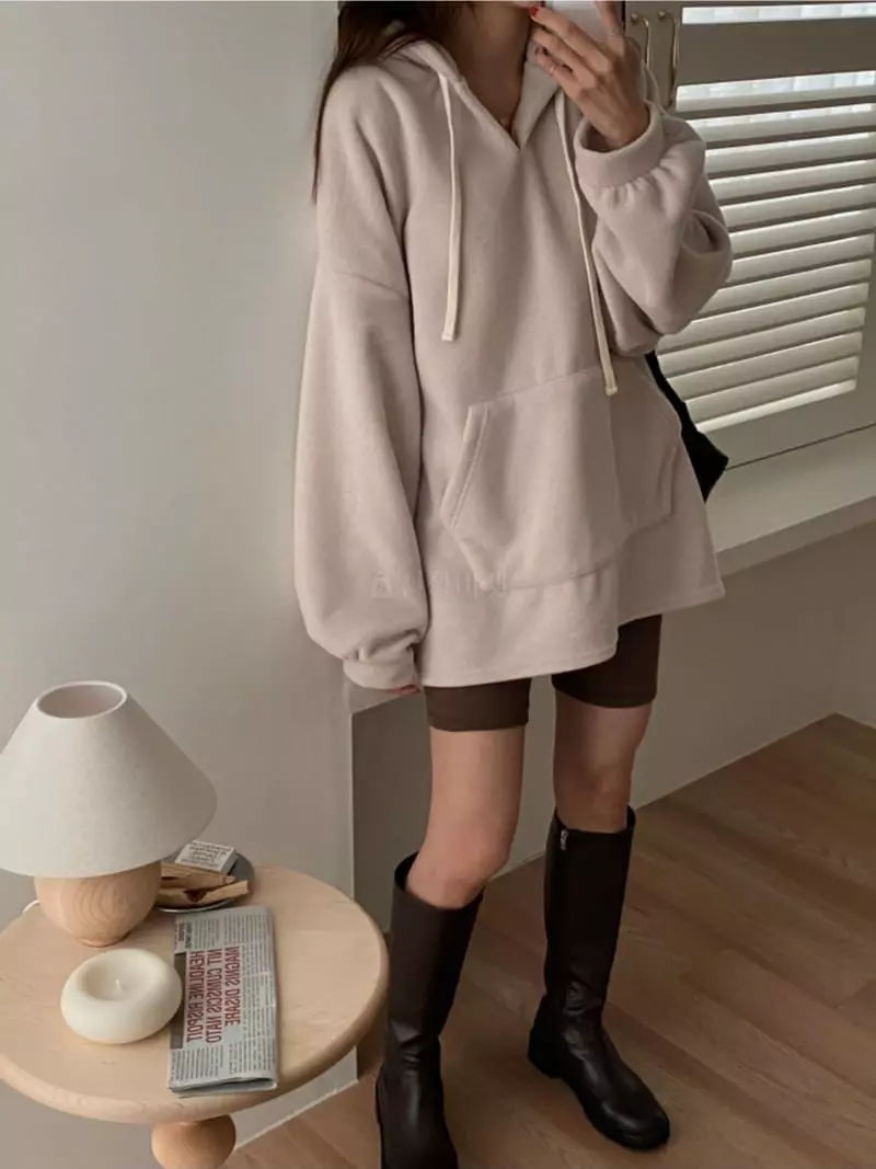 Tizzi - Korean Women Fashion - #womensfashion - Peanut Hoody Tee - 3