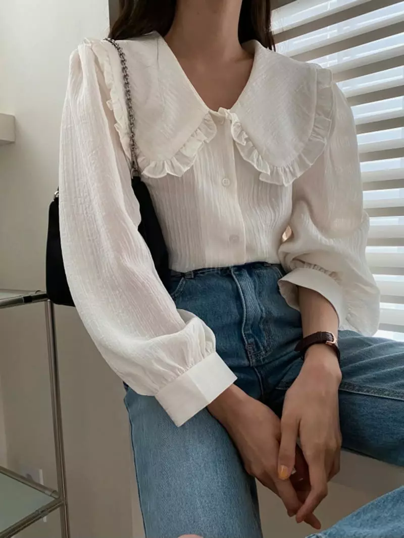 Tizzi - Korean Women Fashion - #womensfashion - Excite Blouse