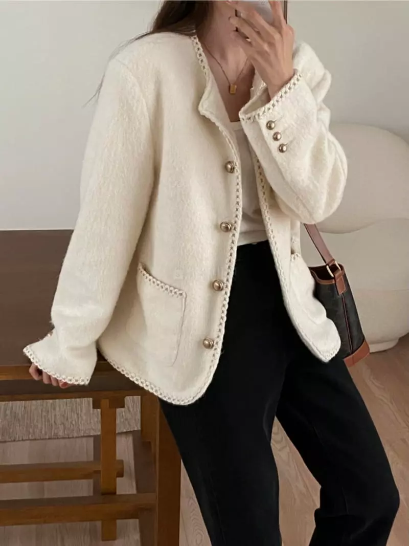 Tizzi - Korean Women Fashion - #momslook - Fine Jacket - 4