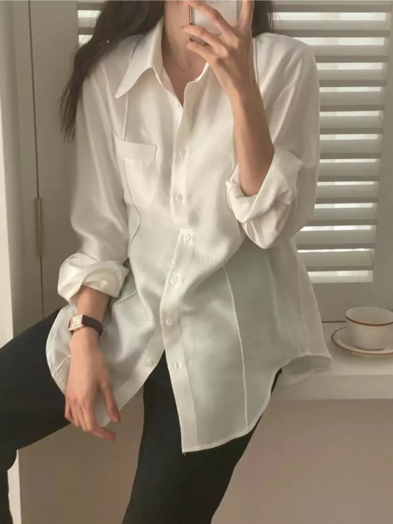 Tizzi - Korean Women Fashion - #womensfashion - Cinnamon Blouse - 3