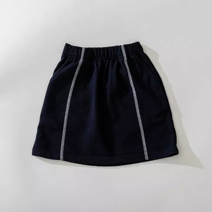 U & I - Korean Children Fashion - #childrensboutique - Skirt Coverstitch Skirt - 2