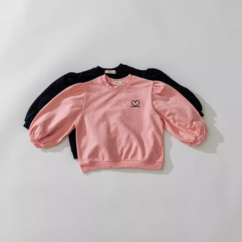 U & I - Korean Children Fashion - #fashionkids - Two Heart Sweatshirt - 7