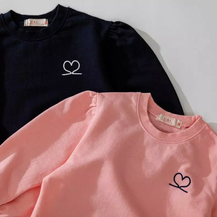 U & I - Korean Children Fashion - #kidzfashiontrend - Two Heart Sweatshirt - 3
