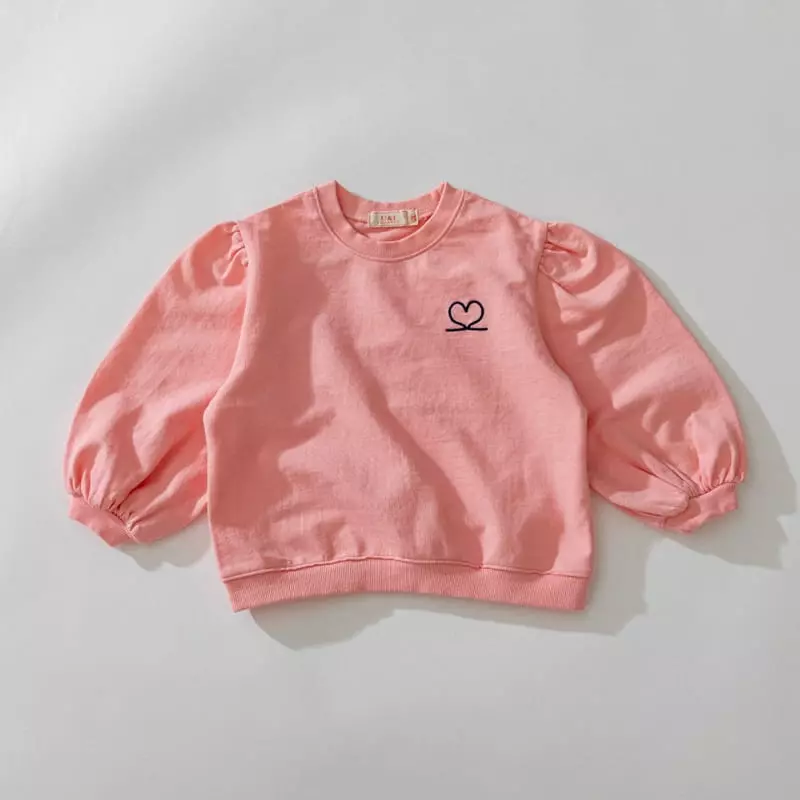 U & I - Korean Children Fashion - #stylishchildhood - Two Heart Sweatshirt - 2