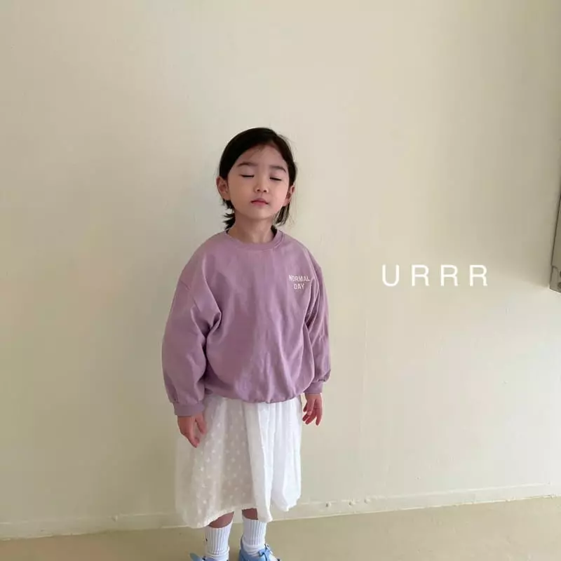 Urrr - Korean Children Fashion - #childofig - Nomal Embroidery Sweatshirt - 5