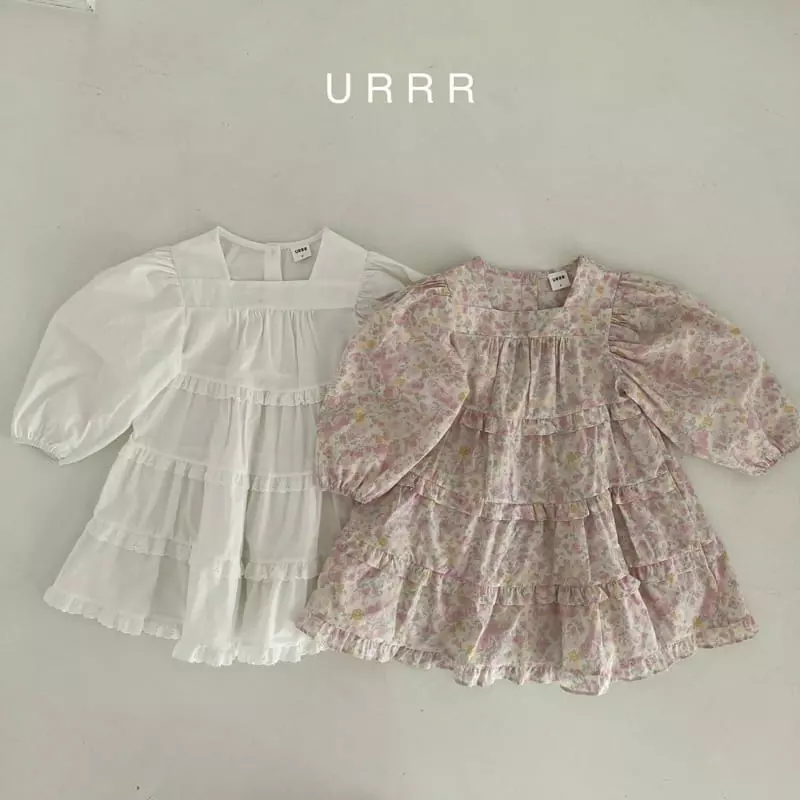 Urrr - Korean Children Fashion - #childrensboutique - Sha Sha Cancan One-piece Ivory - 7