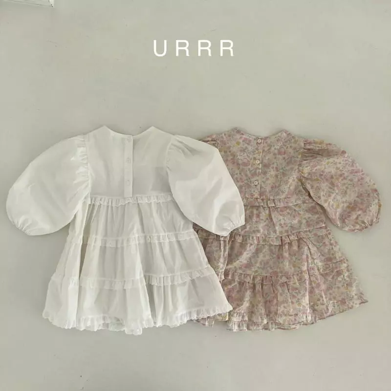 Urrr - Korean Children Fashion - #discoveringself - Sha Sha Cancan One-piec Flower - 8