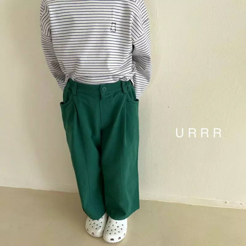 Urrr - Korean Children Fashion - #littlefashionista - Bear Square Tee - 2