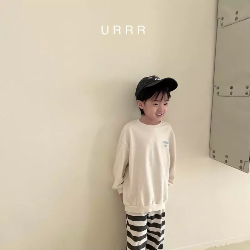 Urrr - Korean Children Fashion - #minifashionista - Nomal Embroidery Sweatshirt - 2