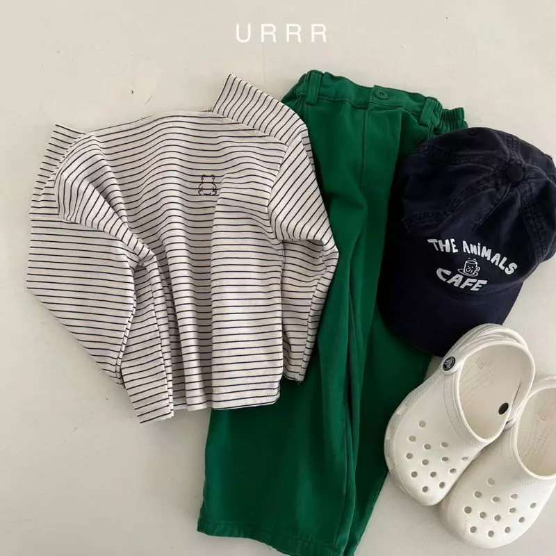 Urrr - Korean Children Fashion - #prettylittlegirls - Bear Square Tee - 5