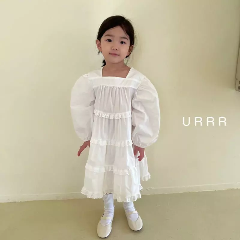 Urrr - Korean Children Fashion - #todddlerfashion - Sha Sha Cancan One-piec Flower - 2