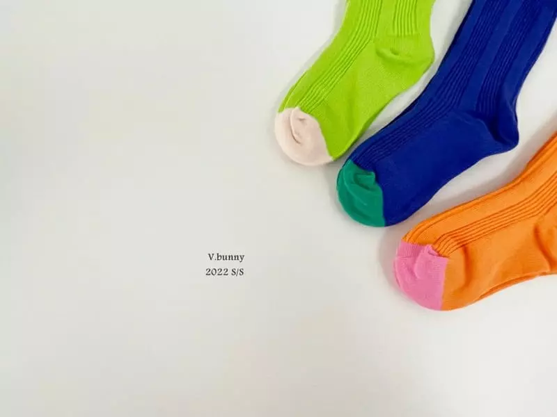 V Bunny - Korean Children Fashion - #kidzfashiontrend - Bombom Socks [set of 3] - 4
