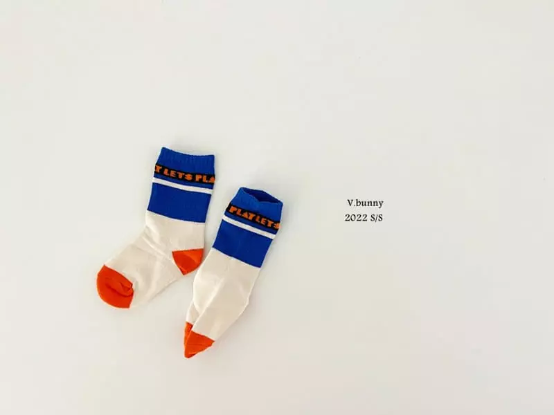 V Bunny - Korean Children Fashion - #Kfashion4kids - Let's Socks [set of 4] - 3