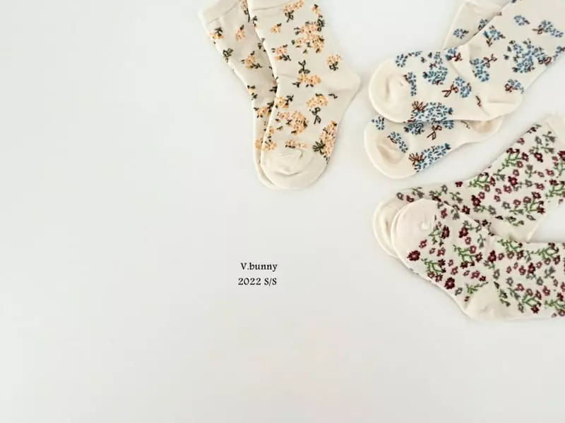 V Bunny - Korean Children Fashion - #designkidswear - Baple Socks [set of 3] - 5