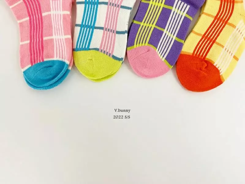 V Bunny - Korean Children Fashion - #designkidswear - Hi Chou Socks [set of 4] - 2