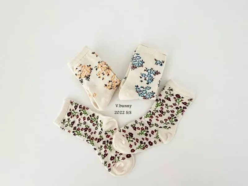 V Bunny - Korean Children Fashion - #discoveringself - Baple Socks [set of 3] - 6