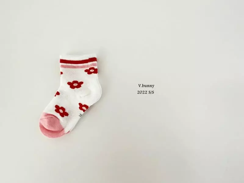 V Bunny - Korean Children Fashion - #discoveringself - Strawberry Socks [set of 5]
