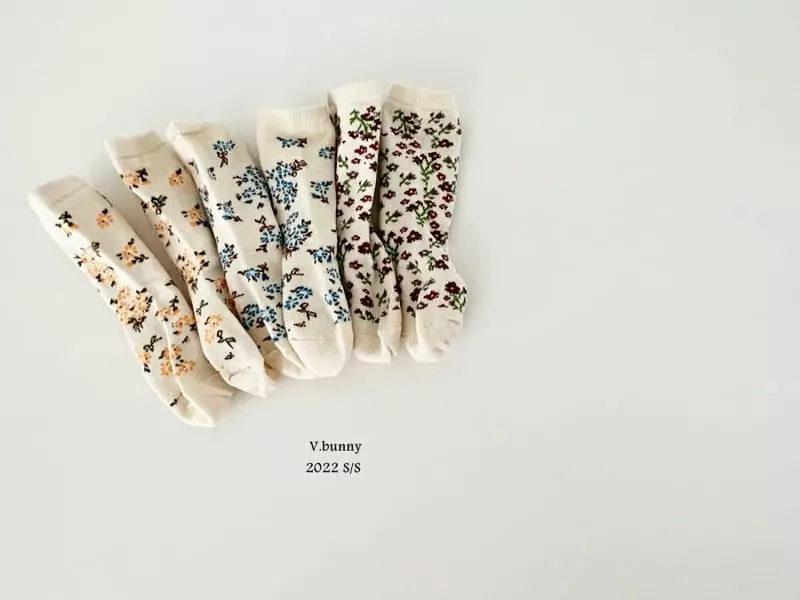 V Bunny - Korean Children Fashion - #fashionkids - Baple Socks [set of 3] - 7