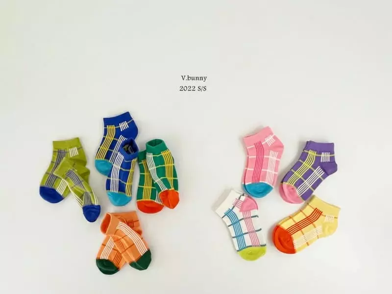V Bunny - Korean Children Fashion - #kidsshorts - Hi Chou Socks [set of 4] - 5