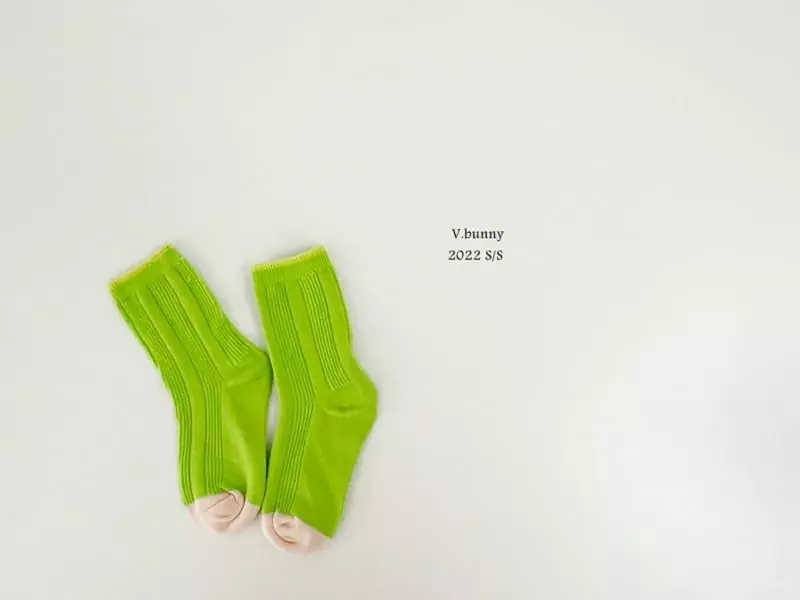 V Bunny - Korean Children Fashion - #kidsstore - Bombom Socks [set of 3] - 2