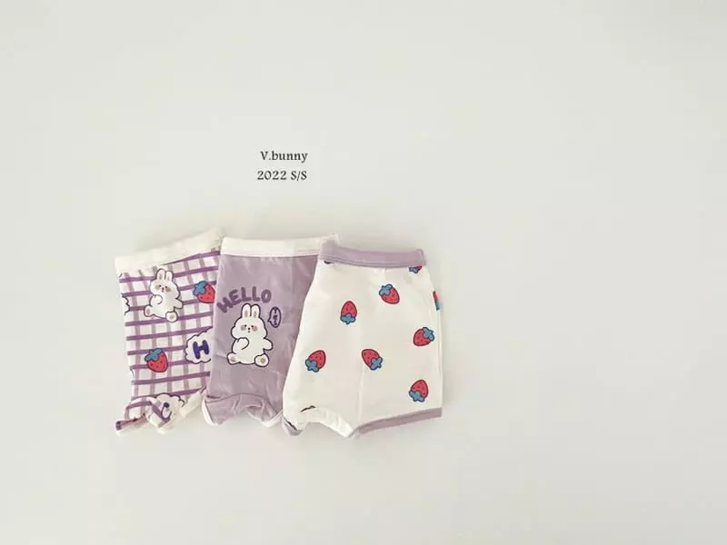 V Bunny - Korean Children Fashion - #kidzfashiontrend - Hello Underwear [set of 3] - 2