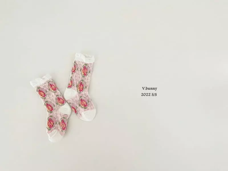 V Bunny - Korean Children Fashion - #magicofchildhood - Frill Socks Set [set of 4] - 2