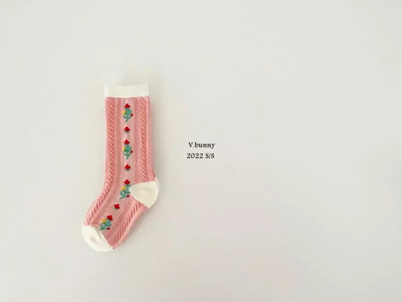 V Bunny - Korean Children Fashion - #minifashionista - Lisian Socks [set of 4] - 2