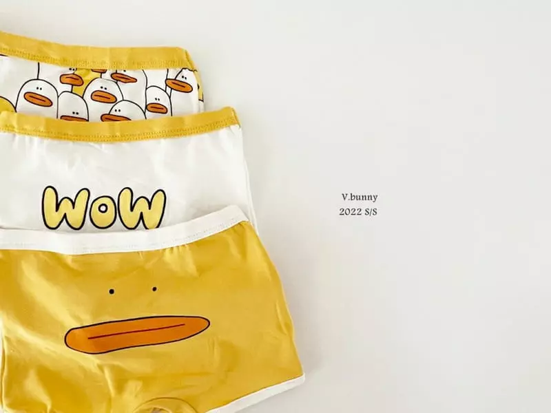 V Bunny - Korean Children Fashion - #prettylittlegirls - Duck Underwear [set of 3] - 6