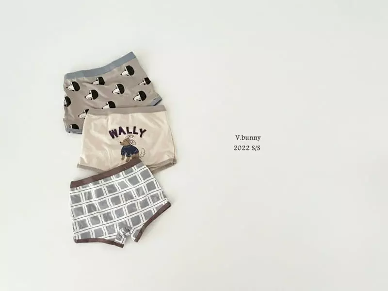 V Bunny - Korean Children Fashion - #prettylittlegirls - Wally Underwear [set of 3] - 5