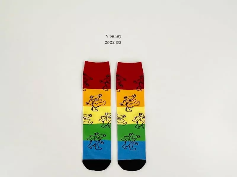 V Bunny - Korean Children Fashion - #prettylittlegirls - Circus Socks [set of 3] - 2