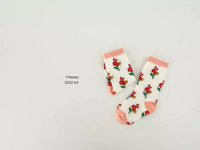 V Bunny - Korean Children Fashion - #prettylittlegirls - Lisian Socks [set of 4] - 4