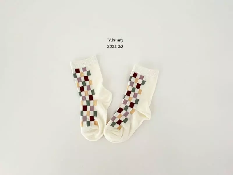 V Bunny - Korean Children Fashion - #todddlerfashion - Triple Socks [set of 3] - 2