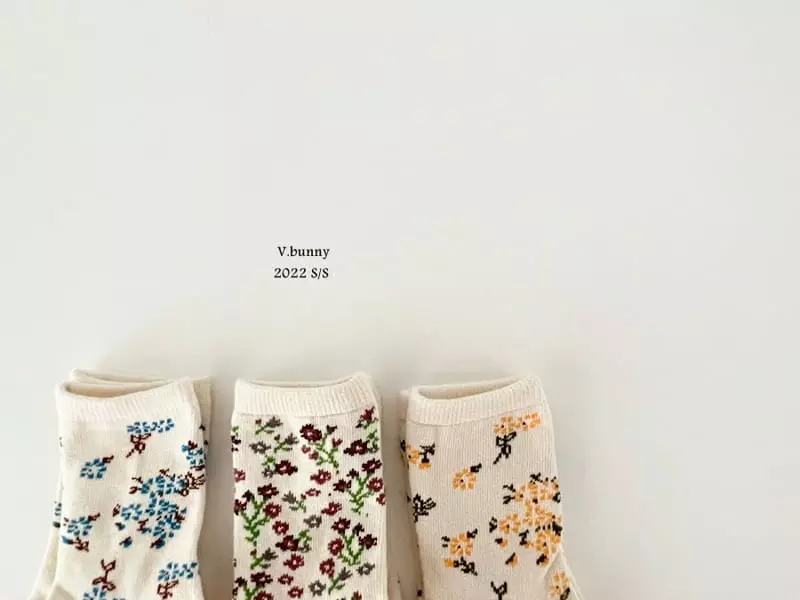 V Bunny - Korean Children Fashion - #toddlerclothing - Baple Socks [set of 3]