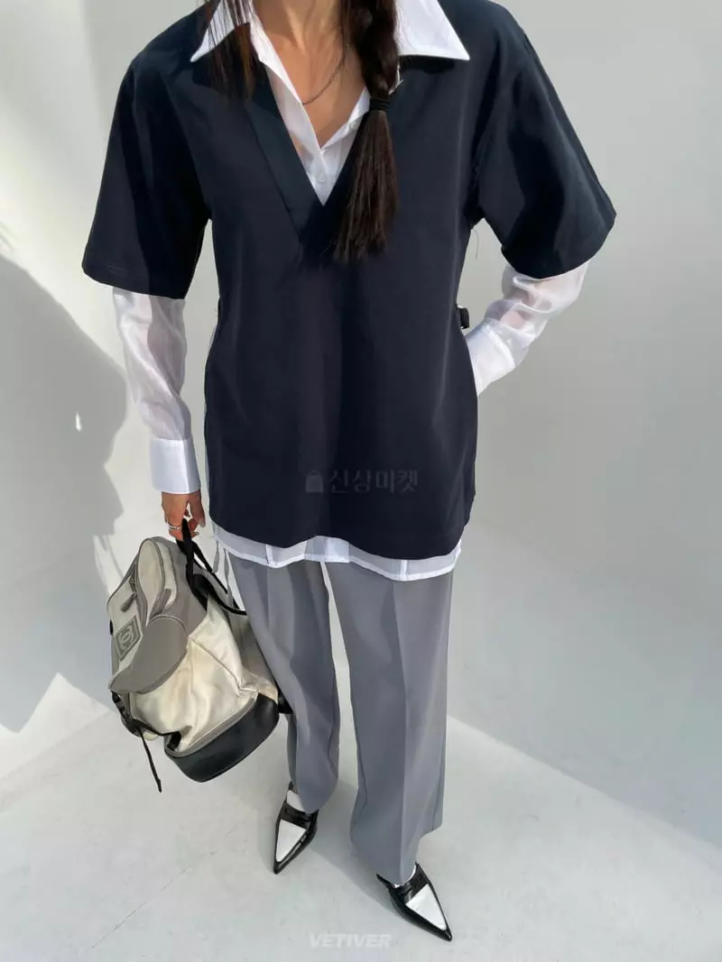 Vetiver - Korean Women Fashion - #momslook - Soul Tee - 3