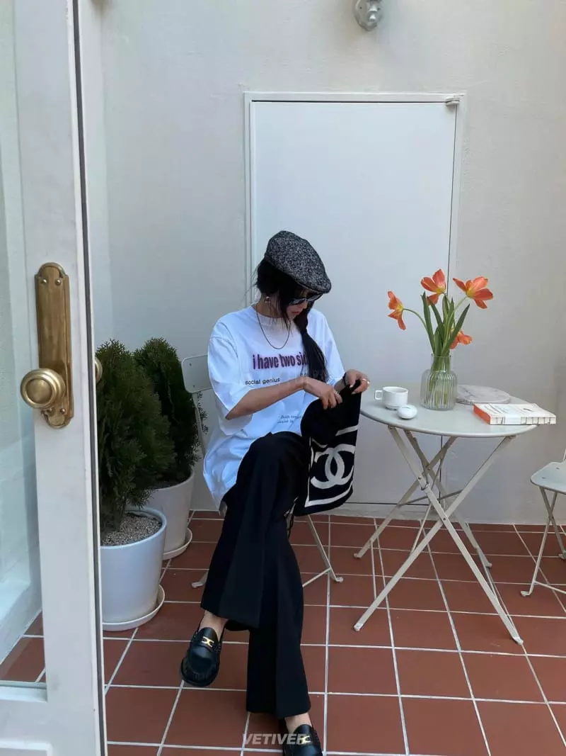 Vetiver - Korean Women Fashion - #momslook - Social Tee - 2