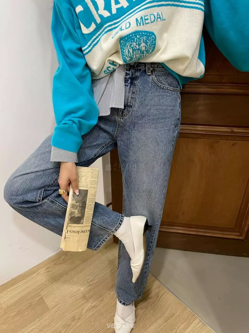 Vetiver - Korean Women Fashion - #momslook - Eight Round Knit Tee - 2