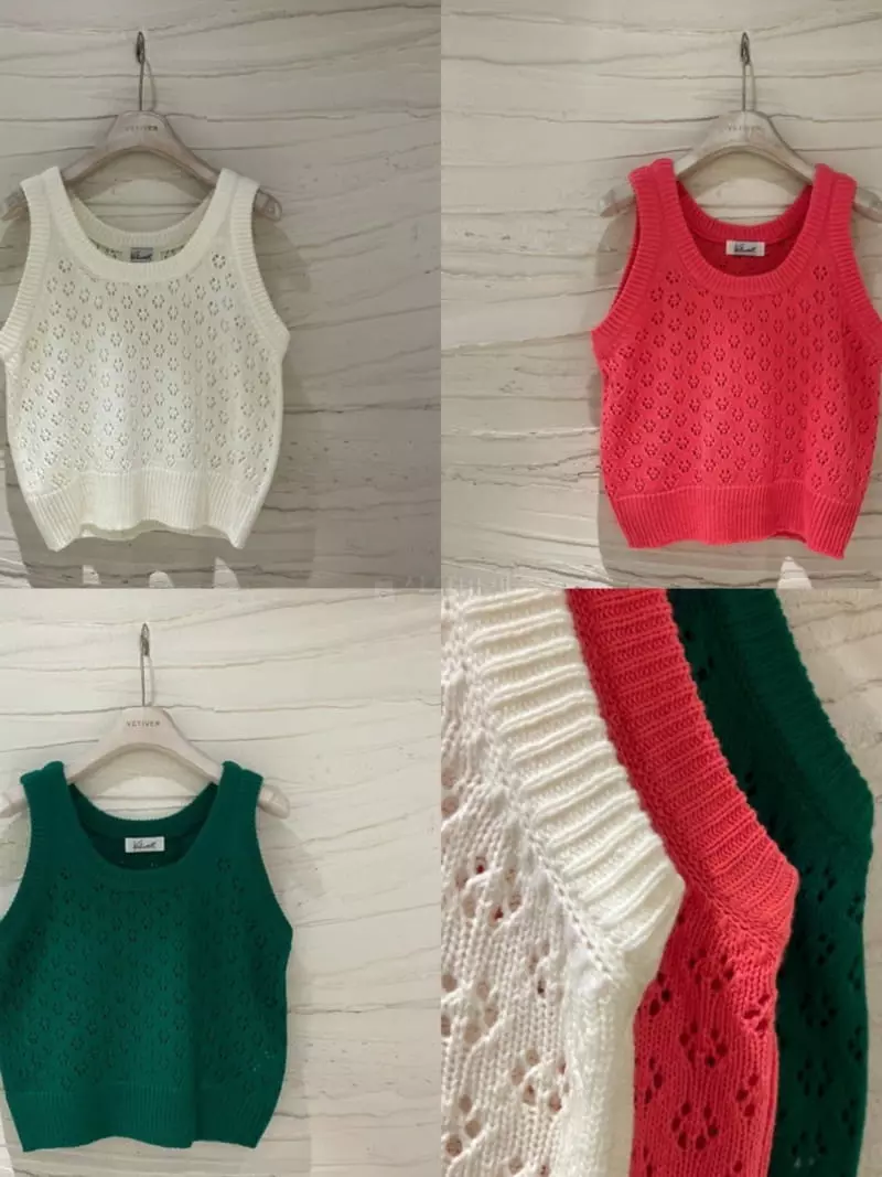 Vetiver - Korean Women Fashion - #pursuepretty - Flo Knit Vest - 4