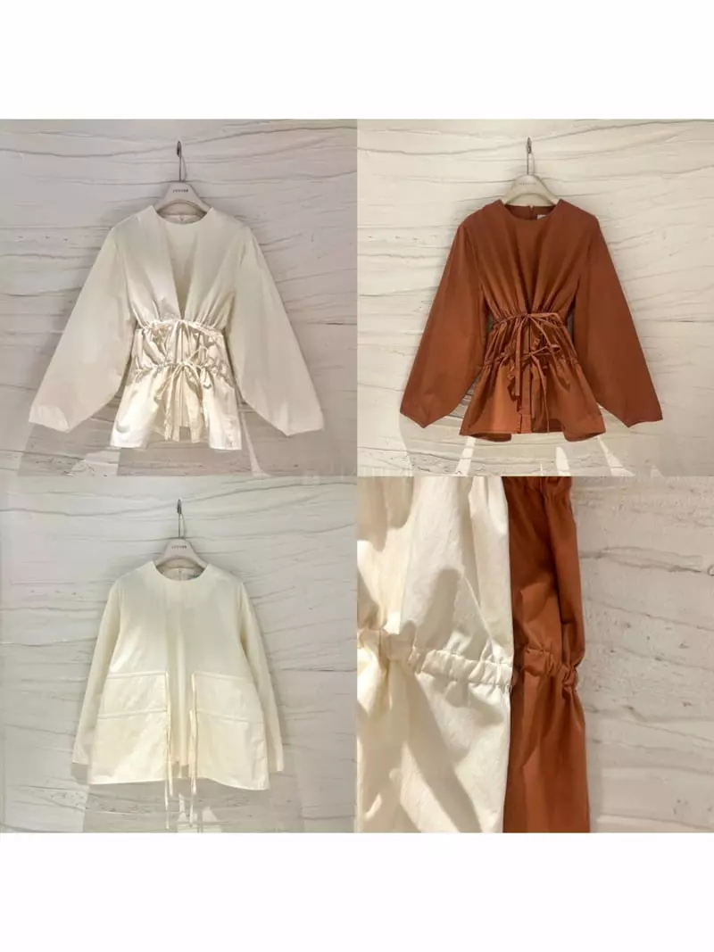 Vetiver - Korean Women Fashion - #thatsdarling - Of Blouse - 3