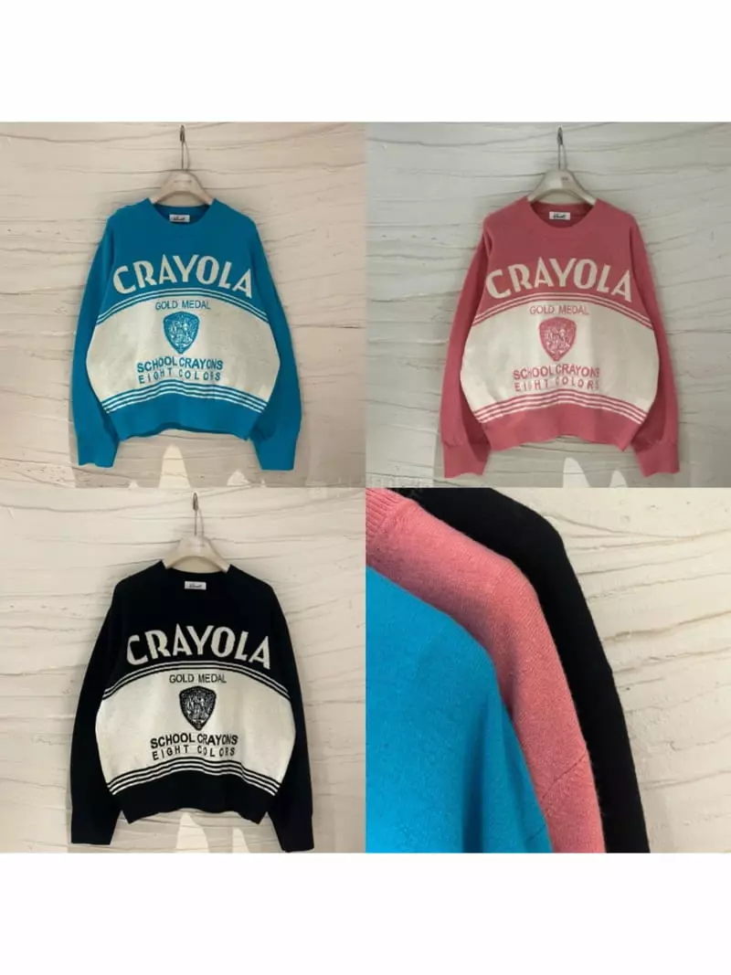Vetiver - Korean Women Fashion - #womensfashion - Eight Round Knit Tee - 4
