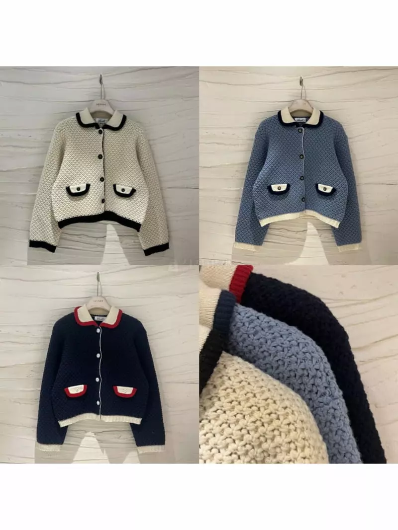 Vetiver - Korean Women Fashion - #vintageinspired - Maison Knit Cardigan - 4