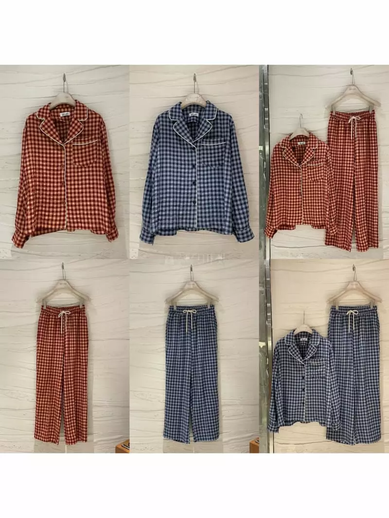 Vetiver - Korean Women Fashion - #momslook - Pajamas Set - 4