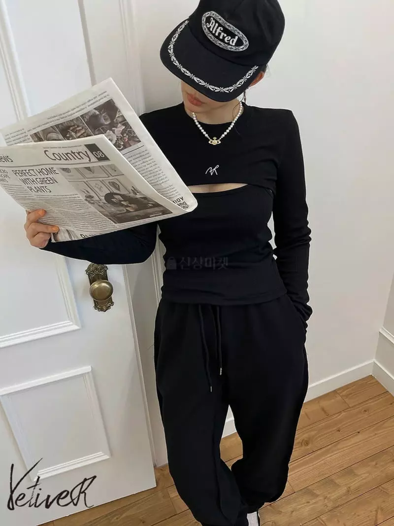 Vetiver - Korean Women Fashion - #womensfashion - Twin Top Set