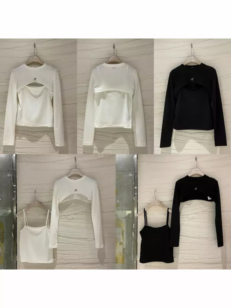 Vetiver - Korean Women Fashion - #womensfashion - Twin Top Set - 3
