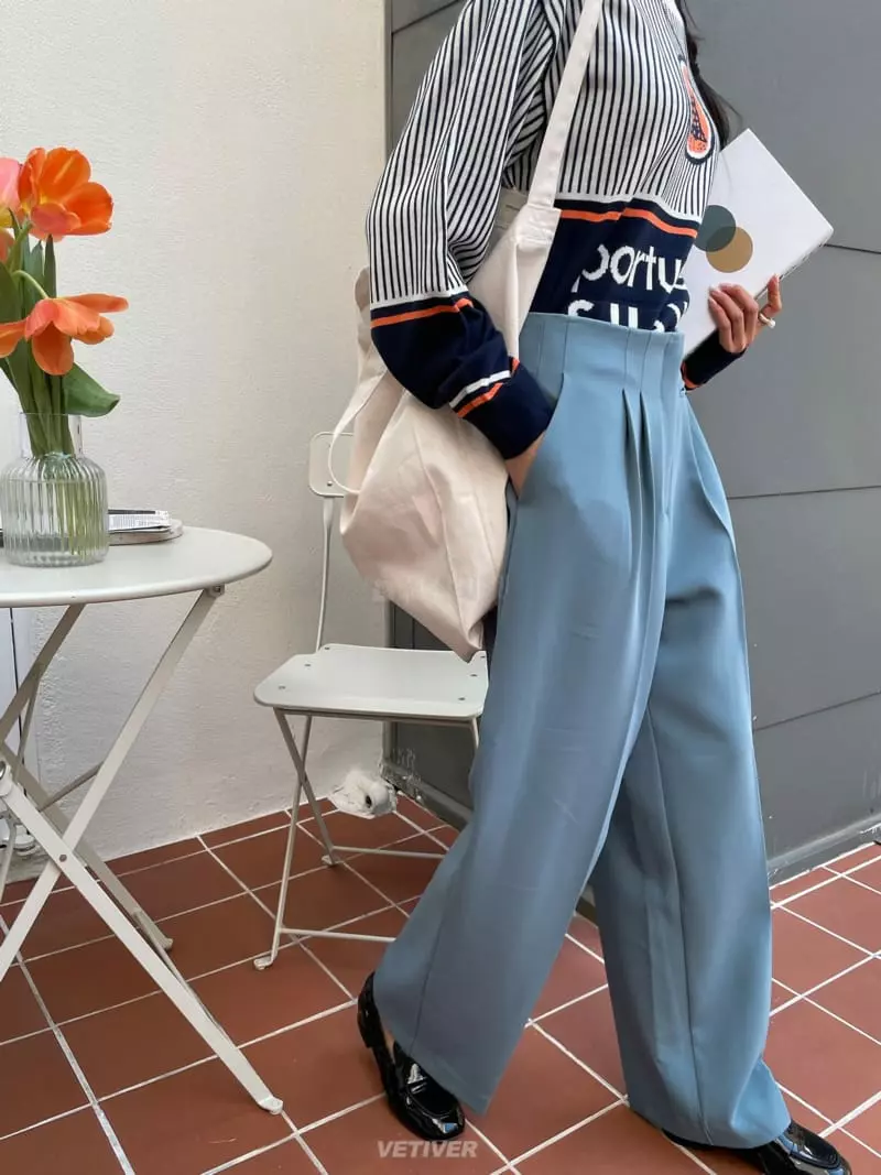 Vetiver - Korean Women Fashion - #womensfashion - Pintuck Pants