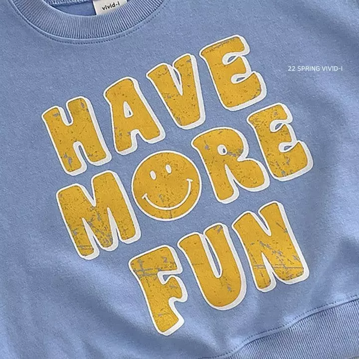 Vivid I - Korean Children Fashion - #Kfashion4kids - Have Fun Sweatshirt - 5